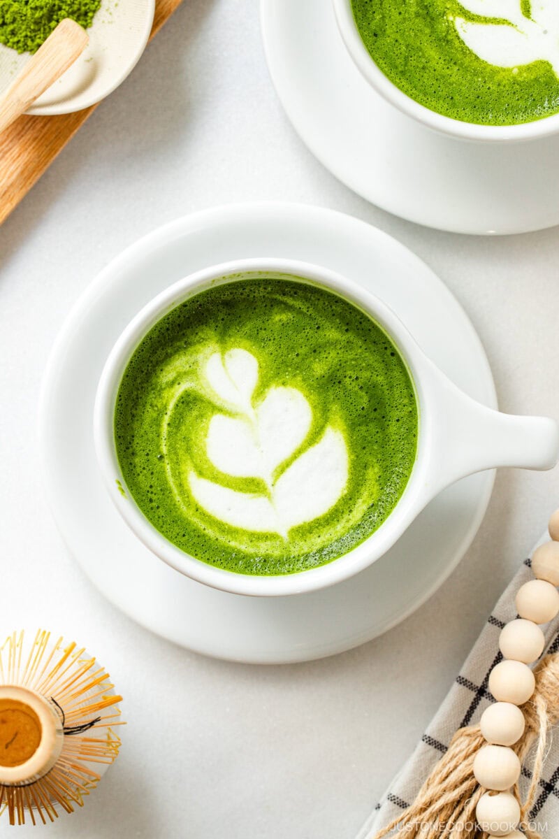 Matcha Latte Recipe 抹茶ラテ • Just One Cookbook
